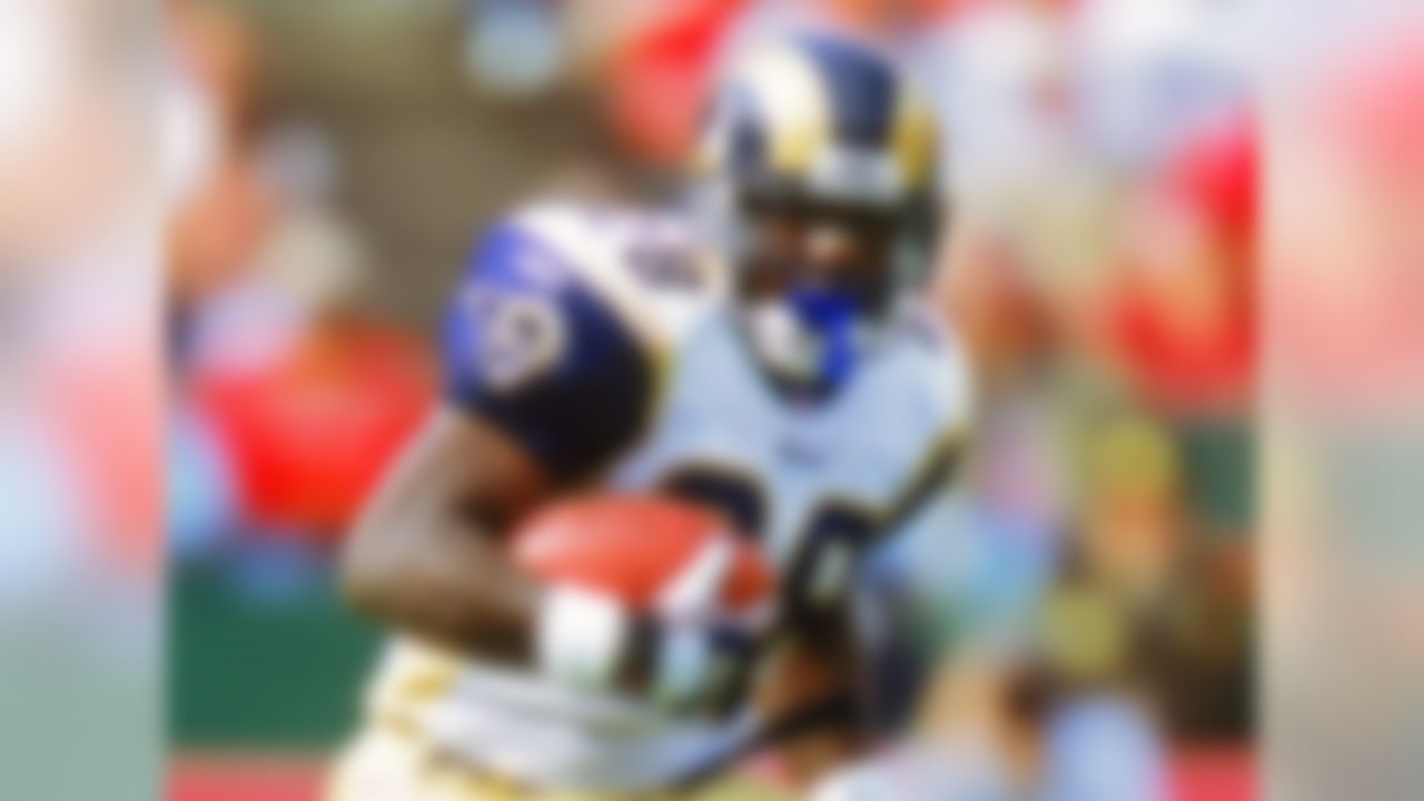 Faulk was the first fantasy football superstar at a time when interest in the game had started to increase. During our time frame, he ranked third in scrimmage yards and scored the fifth-most total touchdowns. From 1997-2001, Faulk ranked in the top seven in fantasy points among running backs every single year. In 1999, he had 1,000-plus yards as both a runner and a receiver. Imagine getting those totals now!