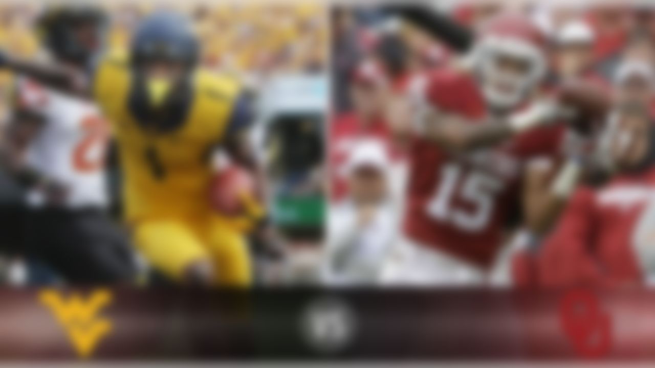 Details: Saturday, Noon ET, FOX Sports 1
What's at stake? Two ranked opponents clash here with an 0-1 start in Big 12 play awaiting the loser. Both teams enter at 6-0 between them.
Matchup to watch: West Virginia WR Shelton Gibson vs. Oklahoma CB Zack Sanchez
Game picks:
Brandt: Oklahoma, 31-24
Brooks: Oklahoma, 31-28
Davis: Oklahoma, 42-31
Goodbread: Oklahoma, 31-27
Jeremiah: Oklahoma, 45-35
Reuter: Oklahoma, 42-35
Zierlein: Oklahoma, 34-28