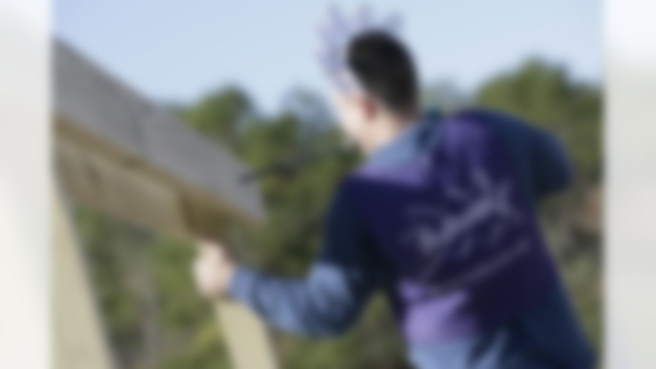 The Home Depot NFL NMVP Programs honors Houston Texans Wide Receiver Andre Johnson. (Photo by Andrew Coppley)