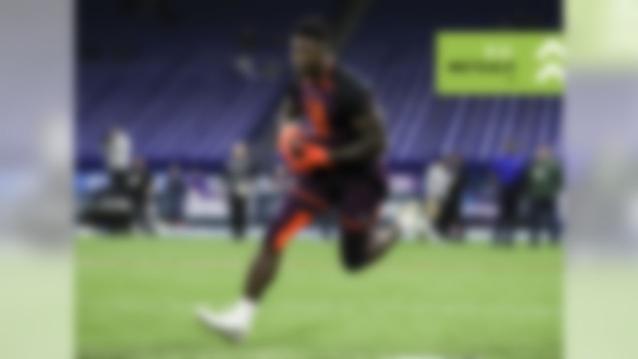 Question marks remain about Metcalf's overall production in just 21 games across three years at Ole Miss and whether or not he is agile or polished enough to run a full route tree, but this much is true: He is a freak specimen. Standing 6'3" and weighing 228 lbs, Metcalf joined Calvin Johnson as the only players in combine history to run a sub-4.35 forty-yard dash while weighing over 225 lbs. For reference, Megatron ran a 4.35 forty at 239 lbs. While Metcalf never had more than 39 balls in a single-season, he was just as productive as fellow Ole Miss standout A.J. Brown on a per route basis last year. Per PFF's FBS data, A.J. Brown (2.93) and Metcalf (2.91) essentially gained the same amount of yards per route run in the 2018 season. Metcalf only played in seven games (neck) last season while Brown played all 12. I still have N'Keal Harry and Hakeem Butler ranked over Metcalf in my dynasty rookie ranks, but Metcalf has certainly solidified himself as a top-tier prospect.