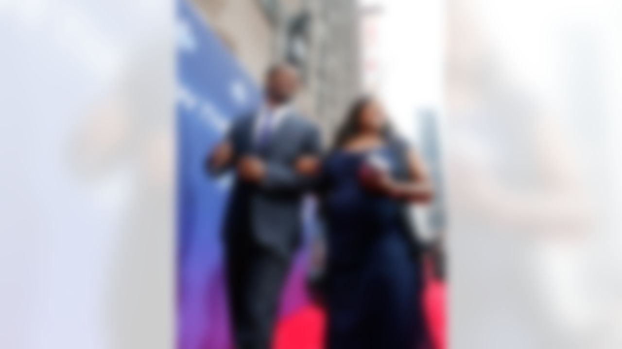 Jadeveon Clowney arrives at the 2014 NFL Draft at Radio City Music Hall on May 8, 2014 in New York, NY. (Ben Liebenberg/NFL)