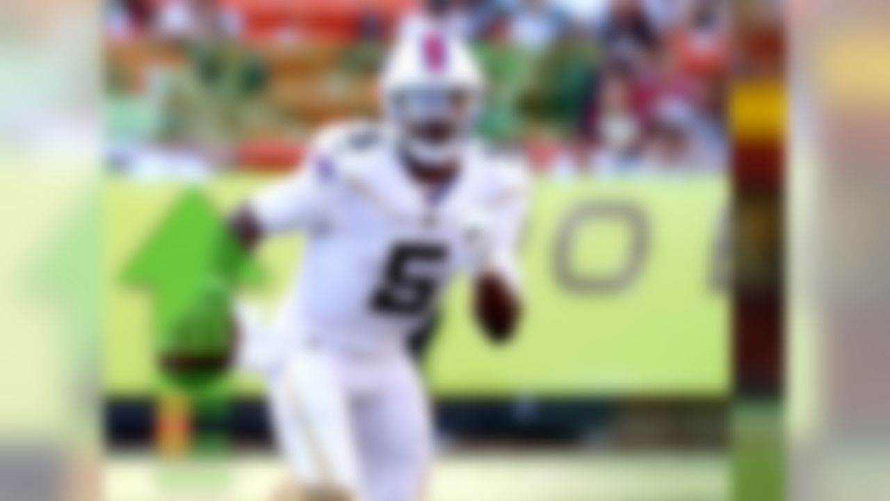 Taylor was a pleasant fantasy surprise in 2015 after battling to win the Bills' starting quarterback job in training camp. Now as the team's undisputed starter for 2016, Taylor says he is "more in command" of the team's attack. That's to be expected after having a whole year to work on things. But it's also encouraging when you consider some of the weapons in the Buffalo arsenal. If Taylor can stay healthy, he'll challenge to to crack the top 10 among fantasy quarterbacks this season.