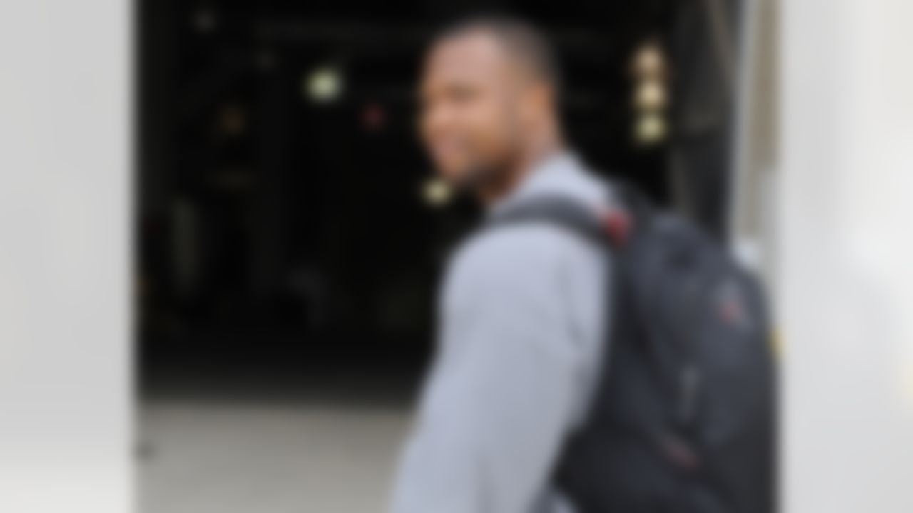 Houston Texans football player Grover Quin reports to training camp Friday, July 27, 2012, in Houston. The Texans went 10-6 last season and won its first playoff game in 2011 resulting in higher-than-ever expectations. (AP Photo/Pat Sullivan)