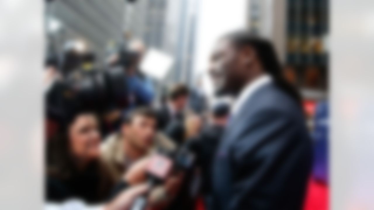 Jadeveon Clowney arrives at the 2014 NFL Draft at Radio City Music Hall on May 8, 2014 in New York, NY. (Ben Liebenberg/NFL)