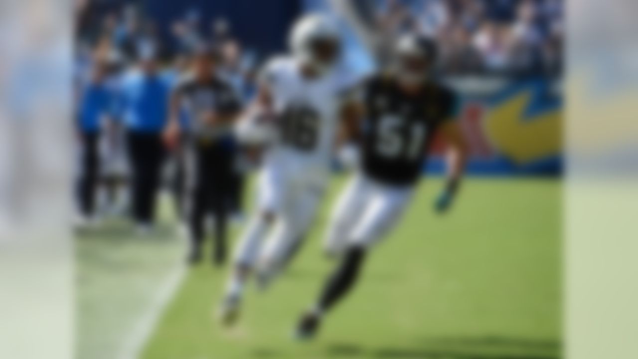 The Chargers hoped Tyrell Williams would be able to step up with Keenan Allen sidelined, and Williams answered the call -- at least for one week. Williams hauled in three of his six targets for 61 yards and a touchdown while playing the second-most snaps among Chargers wide receivers behind Dontrelle Inman. His size-speed combination and attachment to an elite quarterback make him a solid add this week and potential matchup-based fantasy starter. FAAB Suggestion: 5-10 percent.