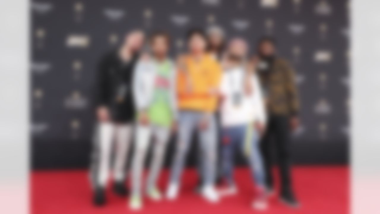The Future Kingz before the 9th Annual NFL Honors awards show, Saturday, Feb. 1, 2020 in Miami.