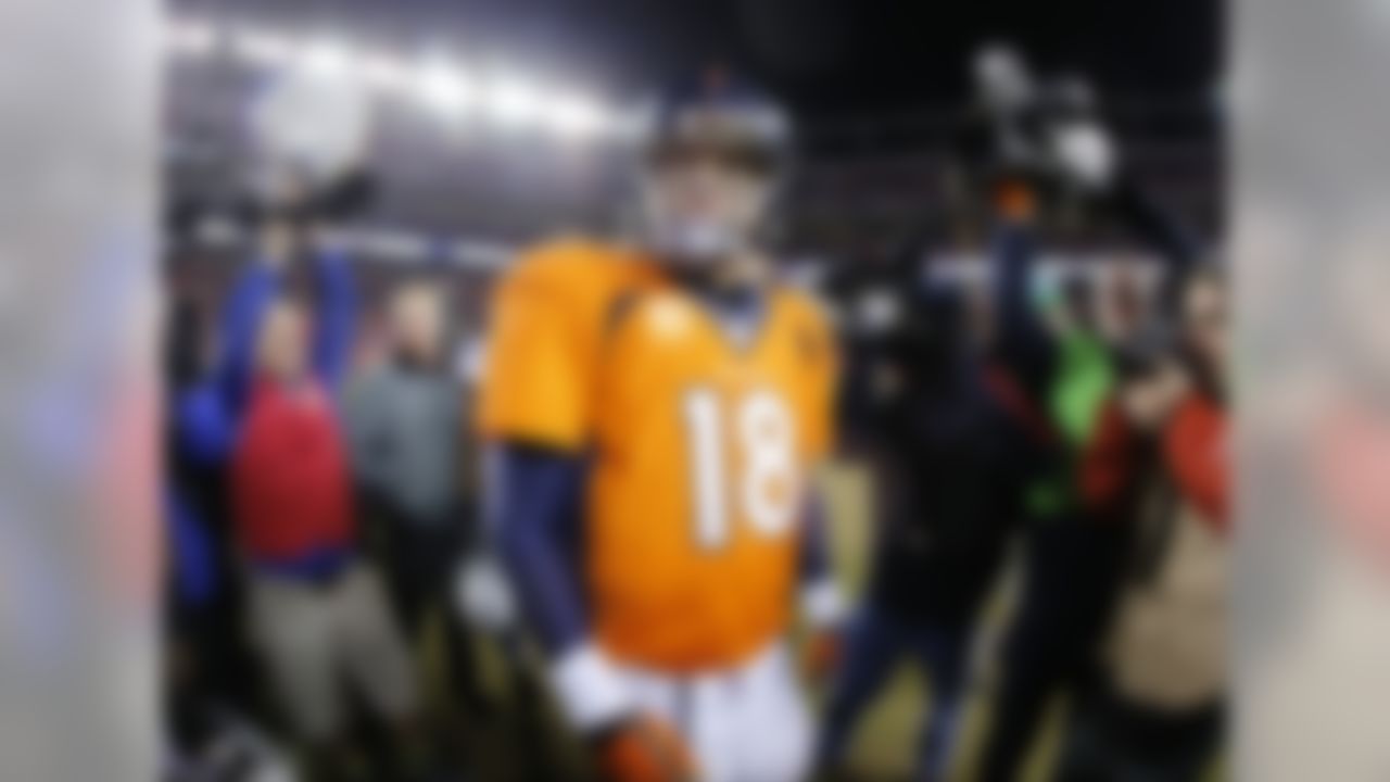 You have to believe that the all-time great will call it a career following the 2015 campaign. After injuries marred the last few months of his 2014 season, Manning paused before announcing he was returning for another year. And who could blame him? Peyton's play in December and during the home playoff loss to Indianapolis equaled one of the worst stretches in his legendary career. Now, Manning still posted 4,727 passing yards and 39 touchdowns in 2014. He had a fine year. But, on the whole, it wasn't vintage Peyton. I envision the same -- and quite possibly worse, considering the players Denver lost in free agency -- in 2015.

By this time next year, Manning will be 40 years old. I bet the future Hall of Famer retires before he begins to resemble Willie Mays stumbling around the outfield in Shea Stadium.