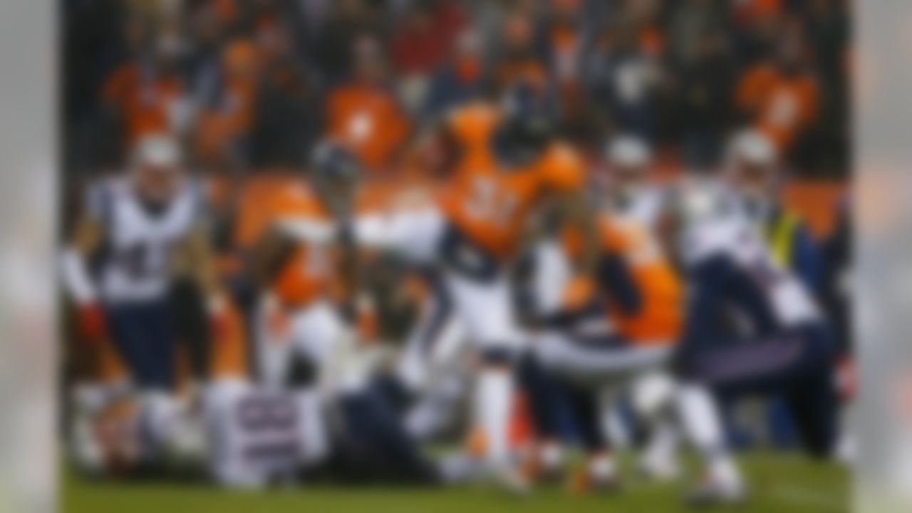 Denver Broncos safety Omar Bolden (31) in runs with the ball during an NFL football game against the New England Patriots at Sports Authority Field at Mile High on Sunday, Nov. 29, 2015, in Denver. Denver won 30-24. (Aaron M. Sprecher/NFL)