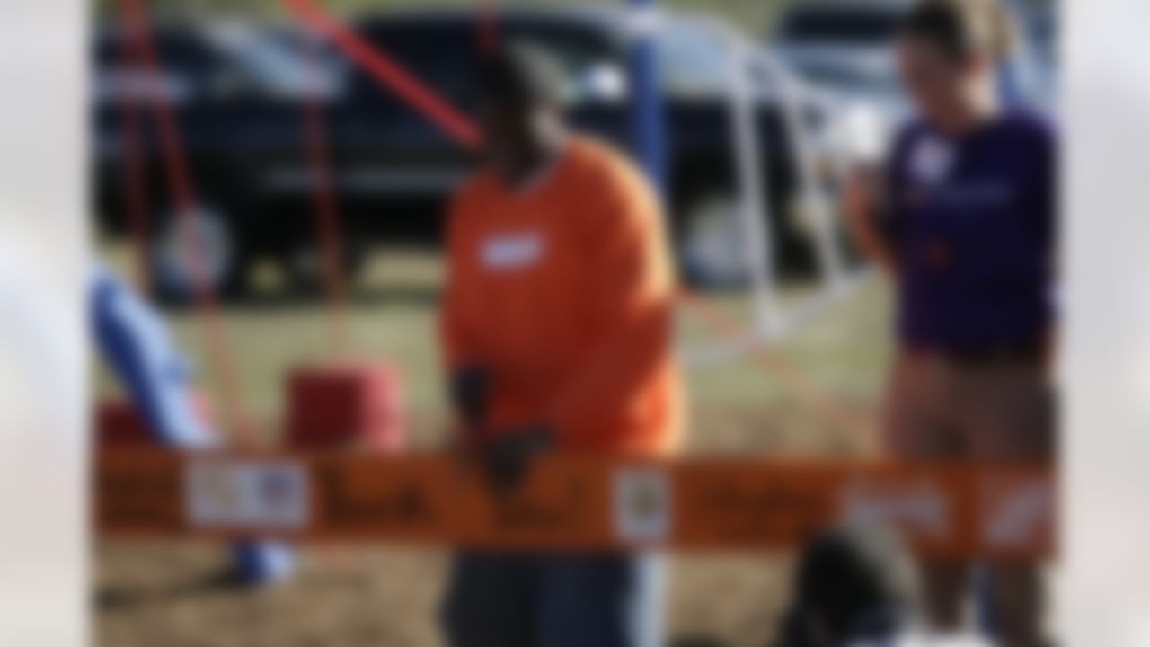 The Home Depot NFL NMVP Programs honors Houston Texans Wide Receiver Andre Johnson. (Photo by Andrew Coppley)