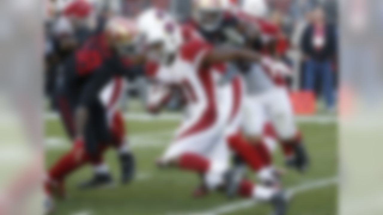 With news coming out on Monday that Chris Johnson suffered a fractured tibia and Andre Ellington is dealing with turf toe, David Johnson rockets to the top of the waiver wire priority list. He saw eight carries against the 49ers, with most of them coming after the veterans went down. Johnson is an explosive athlete who is at his most dangerous when catching passes out of the backfield. Aside from Johnson, the Cardinals have Stepfan Taylor on the roster and Kerwynn Williams on the practice squad. Taylor could see some touches, but Johnson figures to get the bulk of the work against the Rams next week. CJ2K's injury could keep him out an extended period, and Ellignton's is of the lingering nature, meaning the rookie out of Northern Iowa could be in line for a massive workload down the stretch. If Johnson is on the waiver wire in your league this week, do everything you can to get him. FAAB Suggestion: 90-100 percent.