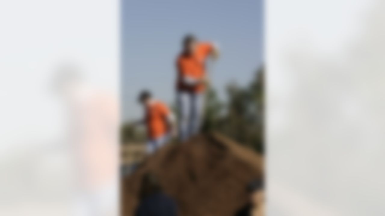 The Home Depot NFL NMVP Programs honors Houston Texans Wide Receiver Andre Johnson. (Photo by Andrew Coppley)