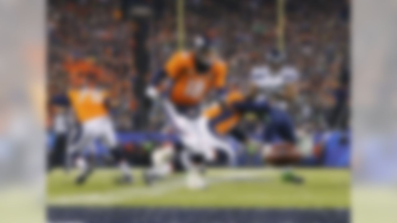 Gil Brandt's take: "I was not expecting that kind of dominance by the Seahawks. That said, based on the display of strength I saw, I do think that Seattle team could match up well against almost any past Super Bowl winner in history, including the 1977 Cowboys."
You got an ominous feeling the moment you saw the shotgun snap whiz past Peyton Manning and into the end zone that it wasn't going to be the Broncos' day. To be perfectly frank, it wasn't the Super Bowl's day, either. The Seahawks' 43-8 pasting of Denver was even more of a blowout than the score indicates. To say the Broncos were out of sync is like saying Pete Carroll would get a wee bit buzzed when Marshawn Lynch ran through three guys ... or when Kam Chancellor stopped three guys.
Any drama in this game was stepped on and sprinted past the moment Percy Harvin took the second-half kickoff to the house. Suddenly, a 22-nuthin' nail-biter was 29-zip. Your serve, Peyton!