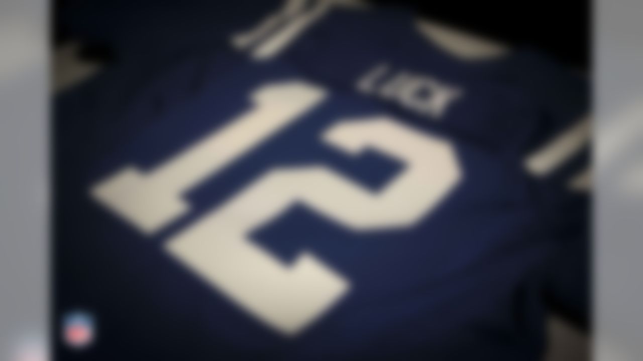 NIKE creates Andrew Luck's custom jersey.