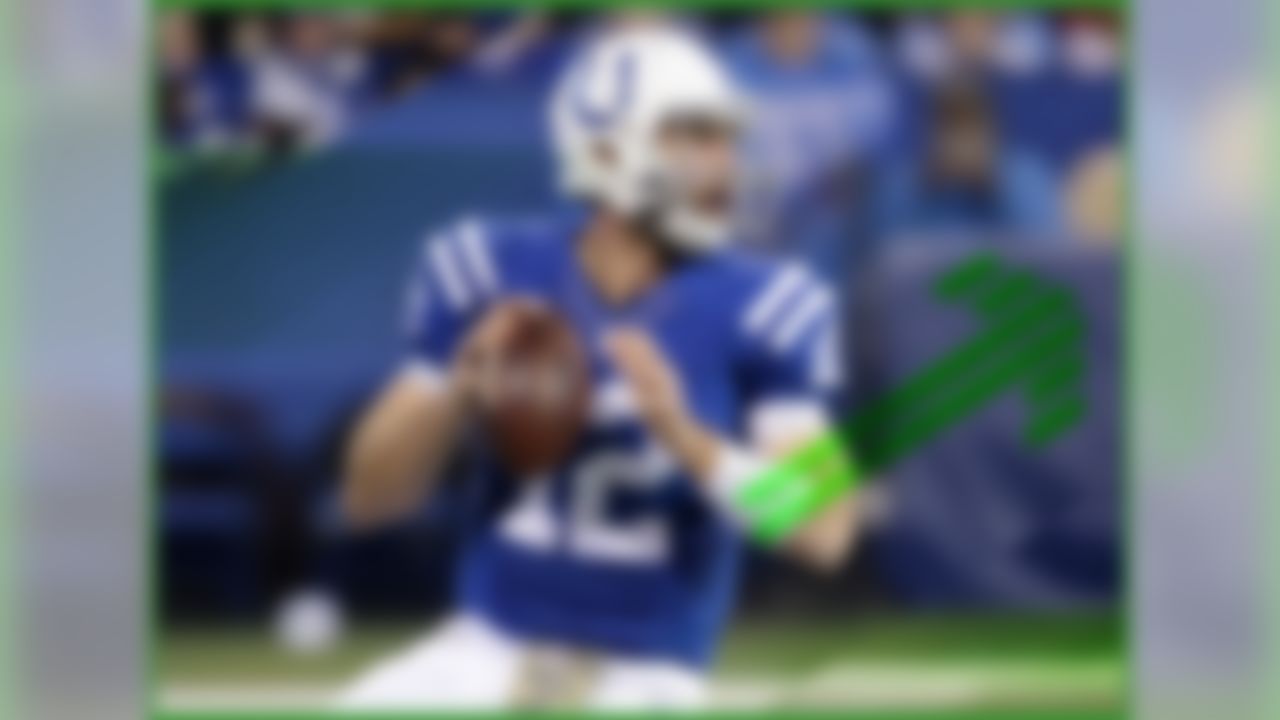 At the time of this writing, Luck hadn't officially been cleared from the league's concussion protocol but the Colts quarterback was back to work getting in some practice time ahead of Monday night's game against the Jets. It's a reassuring fact not only for Luck himself but for the other key pieces in the Indianapolis offense. If the quarterback is a go this week, everyone else's value goes up accordingly.