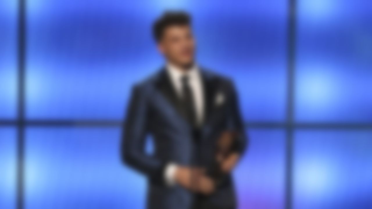 Patrick Mahomes during the NFL Honors awards show, Saturday, Feb. 2, 2019 in Atlanta.