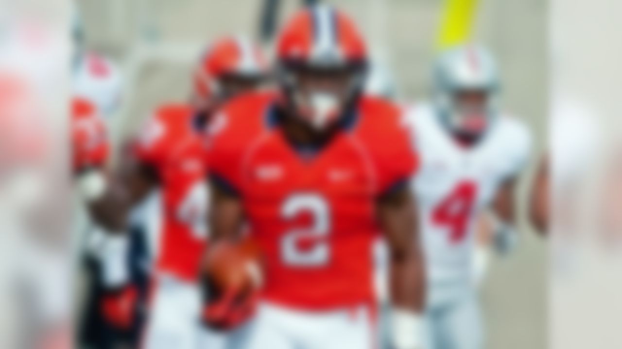 One of the most valuable players on the Fighting Illini roster, Bentley plays a big role in the secondary and serves as both punt returner and kickoff returner on special teams. He piled up more than 800 total return yards, including a 10-yard punt-return average. Defensively, Bentley scored on both an interception and a fumble return last year. Bentley was underappreciated on a 6-7 team last year, but he would play for a lot of the Big Ten schools ahead of Illinois in the standings.