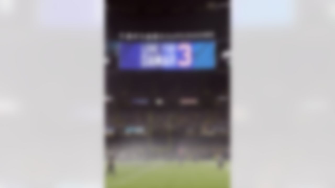A moment of silence is held in support of Buffalo Bills safety Damar Hamlin before an NFL football game between the New Orleans Saints and the Carolina Panthers, Sunday, Jan. 8, 2023, in New Orleans.