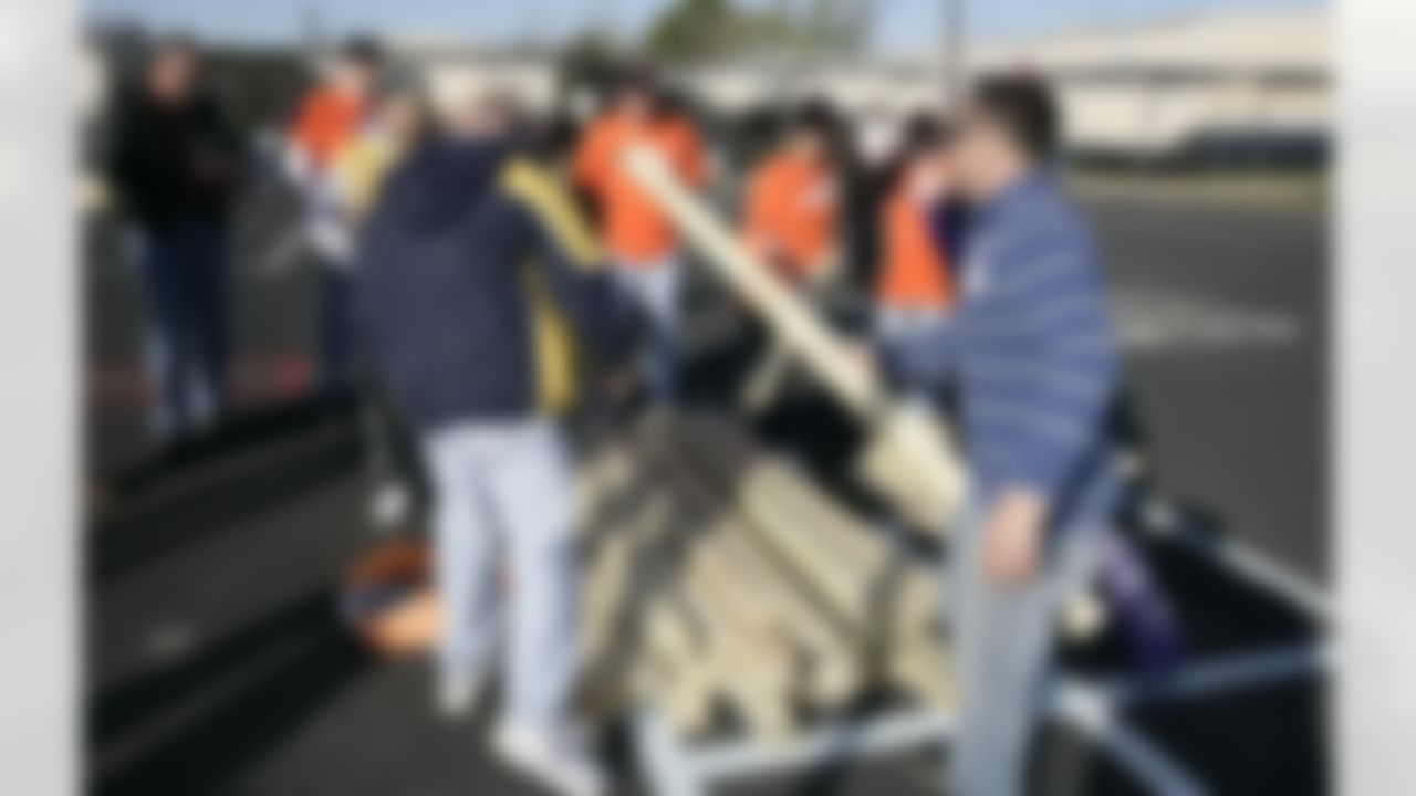 The Home Depot NFL NMVP Programs honors Houston Texans Wide Receiver Andre Johnson. (Photo by Andrew Coppley)