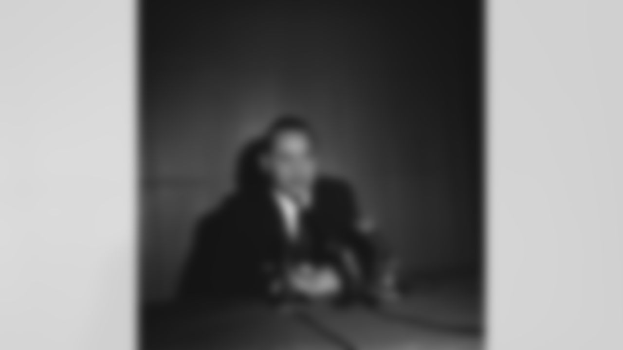 William Clay Ford, 38, is shown at a press conference after he became owner of the Detroit Lions football team, Nov. 22, 1963. Stockholders approved the sale of the club to Ford for $6 million. Ford, scion of the Ford Motor Company family, became a pro football enthusiast after his election to the Lions' board of directors in 1956. (AP Photo/Preston Stroup)