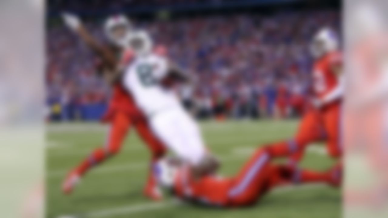 Believe it or not, Quincy Enunwa is a thing in fantasy in 2015. He's seen 14 targets over the first two weeks and is making dynamic plays in the passing attack as the third option behind Brandon Marshall and Eric Decker. He should continue to find space with those towering wideouts occupying so much defensive attention. Get him before his breakout season picks up any more steam. FAAB Suggestion: 5-10 percent.