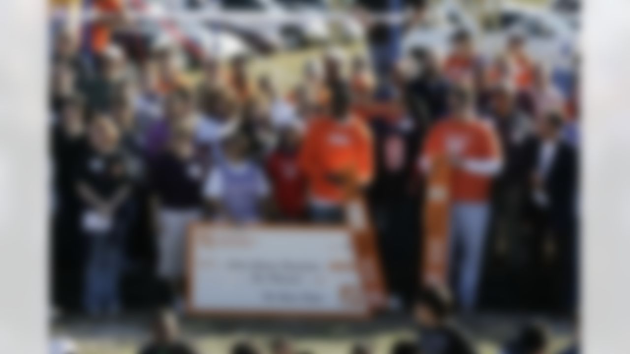 The Home Depot NFL NMVP Programs honors Houston Texans Wide Receiver Andre Johnson. (Photo by Andrew Coppley)