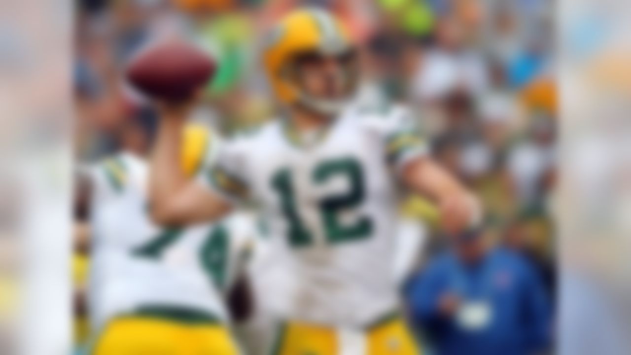 I laughed when Rodgers went in the first two picks of our NFL Experts league draft. Some experts, I thought. But it's a savvy move to take Rodgers in the first round. Who else can you count on for more than 20 fantasy points each week? Imagine how much better your life would be if Rodgers was your quarterback.