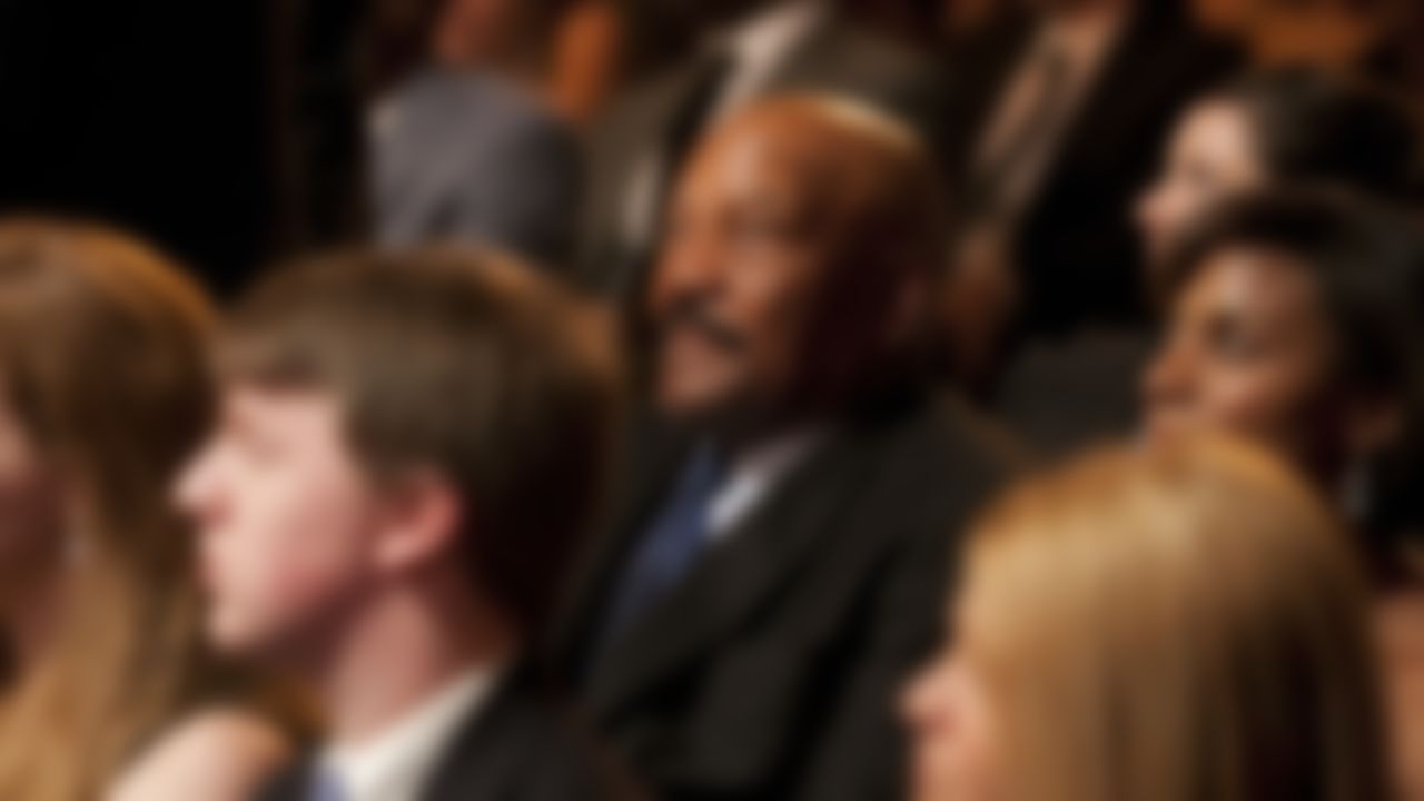 Jim Brown is seen in the audience during the inaugural NFL Honors show Saturday, Feb. 4, 2012, in Indianapolis.