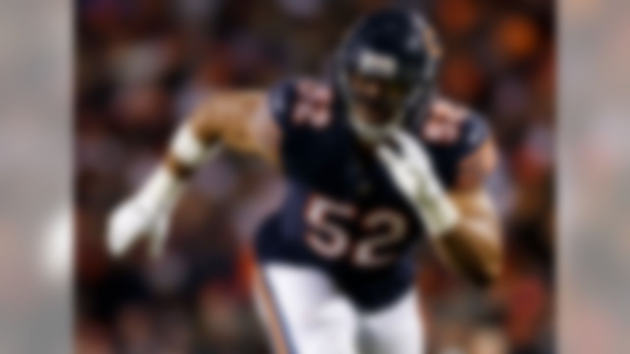 Traded from: Raiders to Bears, 2018.

Mack, at least at the time of his trade to Chicago, was as dominant a performer as any player on this list. It's difficult to gauge Mack's legacy, with such limited service in the league and only one season in his new locale under his belt. Yet, you can make the argument that perhaps no player has ever been traded while playing at the level Mack has these last few seasons. When he was healthy in 2018, no defensive player was better, as his 12.5 sacks and 18 QB hits were huge reasons the Bears had one of the most feared defenses in the league, and he helped foster great team success. After another year like that, people are going to talk about Mack as a future Hall of Famer.