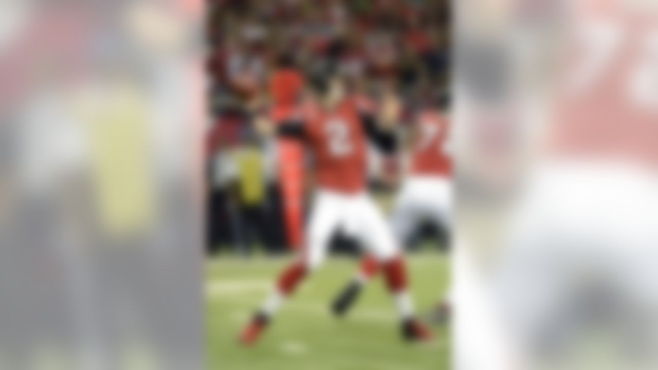 Jan 13, 2013; Atlanta, GA, USA;  Atlanta Falcons quarterback Matt Ryan (2) throws the ball against the Seattle Seahawks in the NFC divisional playoff game at the Georgia Dome. (John David Mercer/US Presswire)