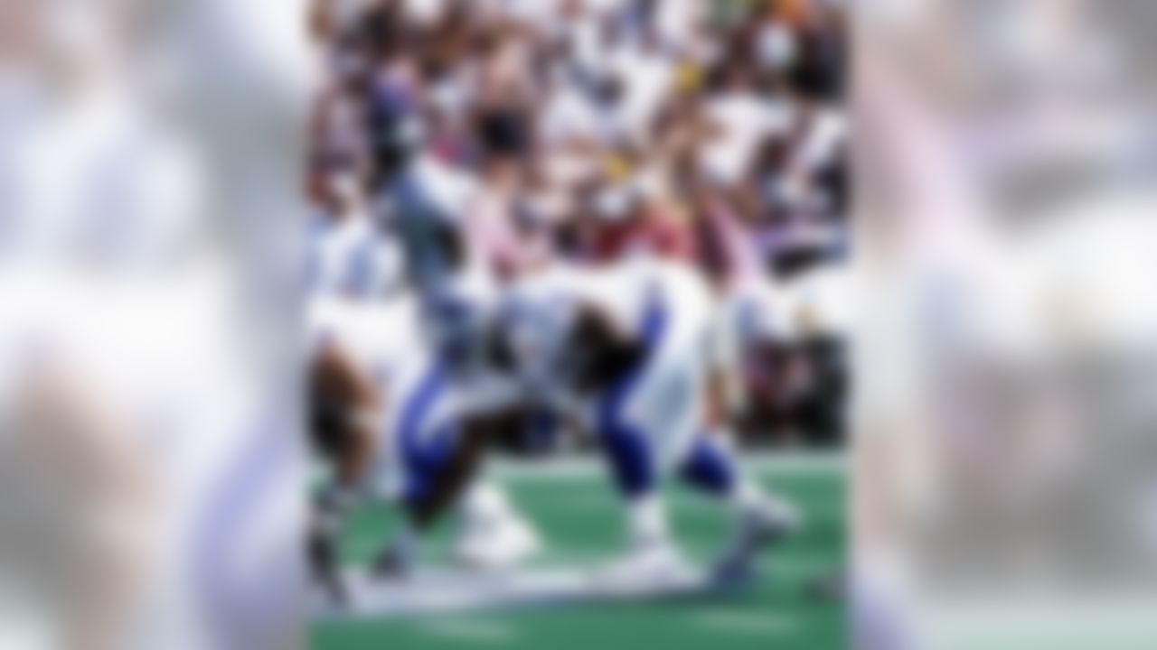 Defensive end Robert Porcher of the Detroit Lions (91), playing for the NFC, during the 2000 Pro Bowl, a 51 to 31 NFC victory played on February 06, 2000 at Aloha Stadium in Honolulu, Hawaii. Photo by NFL/WireImage.com.