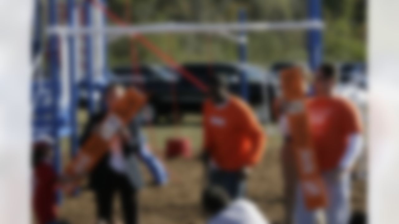 The Home Depot NFL NMVP Programs honors Houston Texans Wide Receiver Andre Johnson. (Photo by Andrew Coppley)