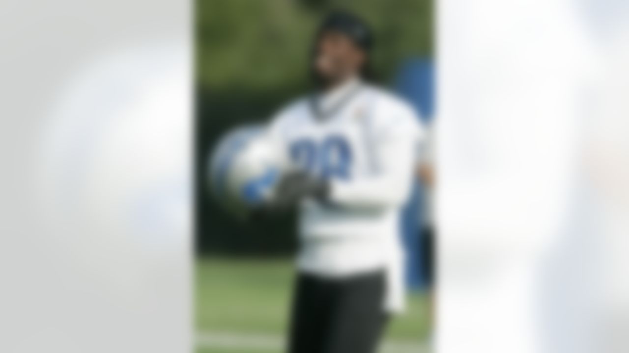 Detroit Lions cornerback Bill Bentley (28) heads for the field during their NFL football training camp Monday, Aug 13, 2012, in Allen Park, Mich. (AP Photo/Duane Burleson)