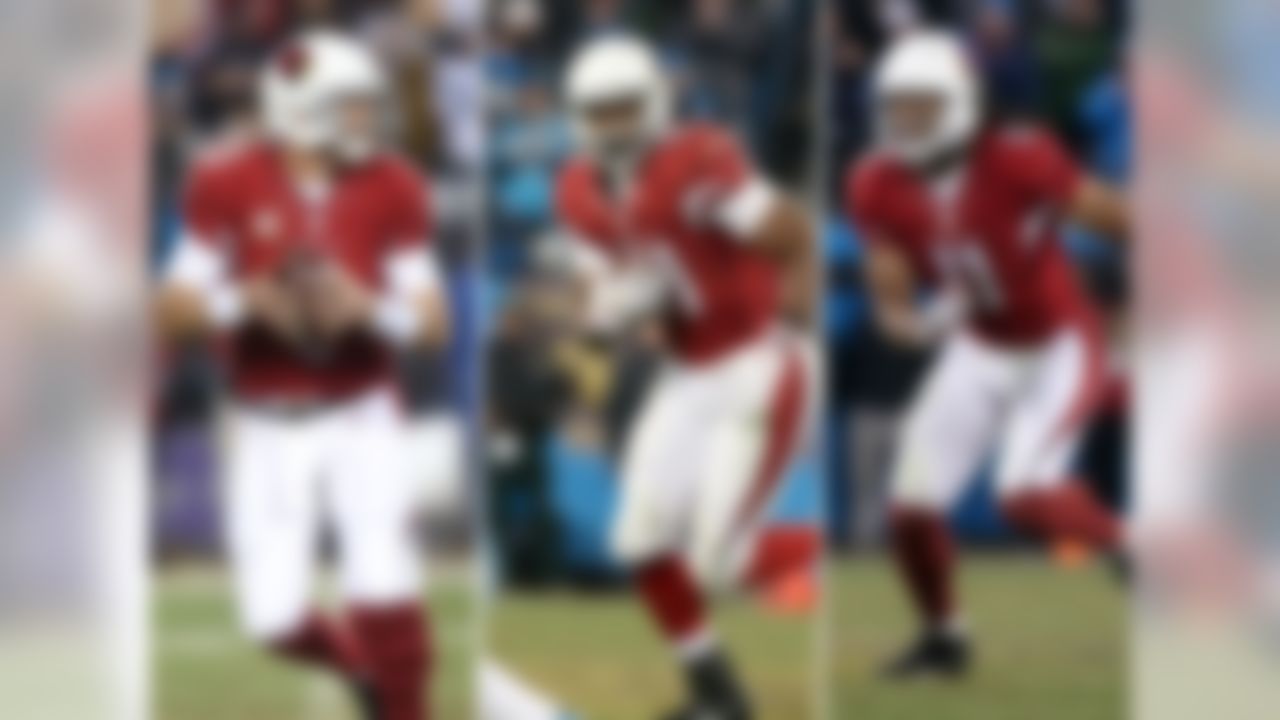 Previous rank: No. 3
Thought about putting Michael Floyd in over Fitz, but until the younger, hyper-talented pass catcher can stay on the field, we'll happily stick with one of the 10 best WRs of the Super Bowl era. (Again, though, Floyd and John Brown could -- and I'm guessing will -- both exceed Fitzgerald's production in 2016.) The David Johnson hype train is picking up plenty of steam this summer, but don't assume the Marshall-Faulk-talent-in-Franco-Harris'-body comps are mere hyperbole. The big question -- which can't be answered 'til January -- remains: Can the gunslinger Palmer get it down when it counts?