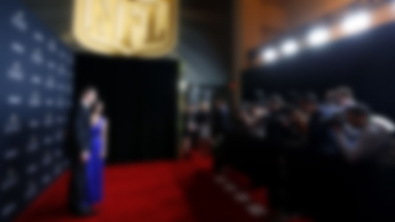 Green Bay Packers quarterback Aaron Rodgers and Olivia Munn arrive or the 4th Annual NFL Honors awards show at the Phoenix Symphony Hall on Saturday, January 31, 2015 in Phoenix.