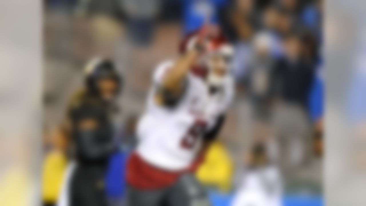 The Cougars star was tempted to make the NFL jump coming off a 104-catch season (1,192 yards, 15 touchdowns). Instead, he'll team up with QB Luke Falk in an effort to once again to shred Pac-12 cornerbacks and show NFL scouts that he's not just a product of WSU's pass-happy offense.