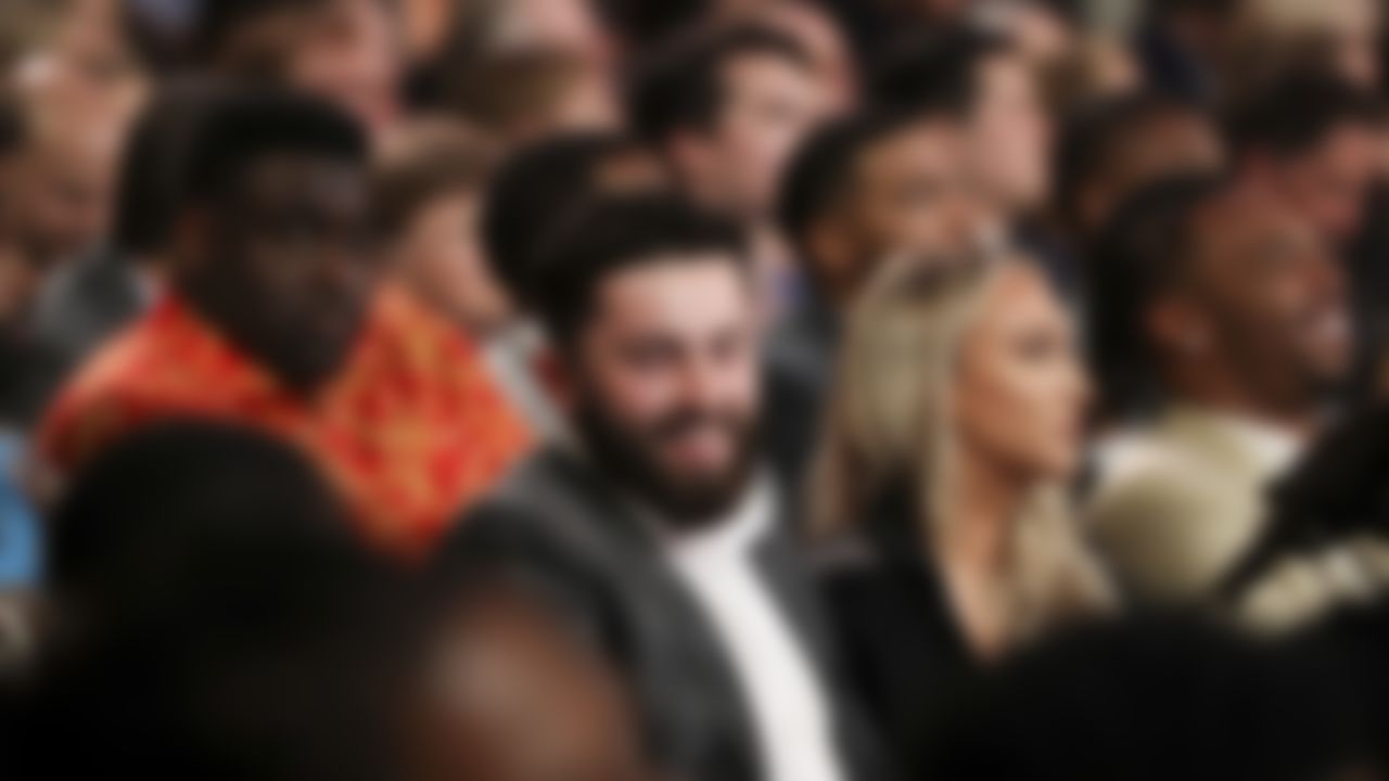 Cleveland Browns quarterback Baker Mayfield (6) during the NFL Honors awards show, Saturday, Feb. 2, 2019 in Atlanta.