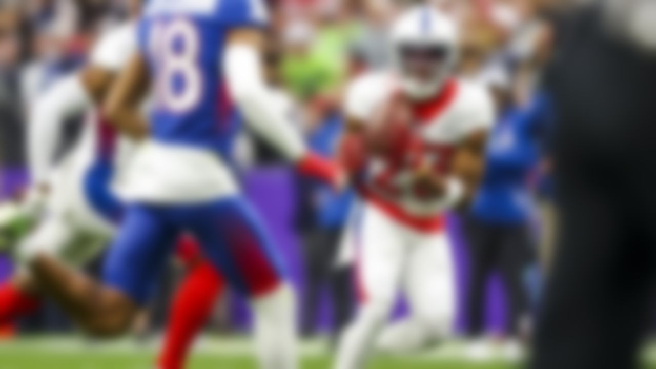 Indianapolis Colts cornerback Kenny Moore II (23) runs the ball during the 2022 Pro Bowl game on Sunday, February 6, 2022 in Las Vegas, Nevada.