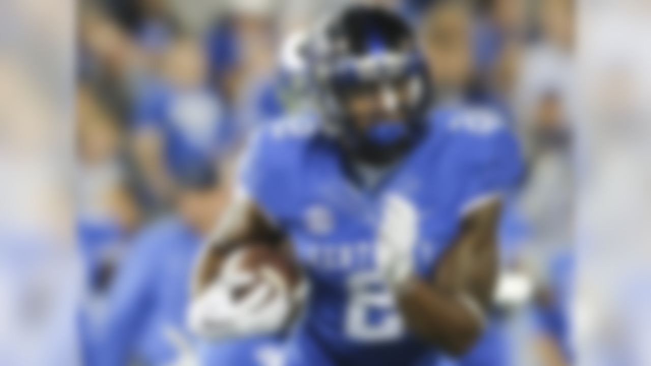 Size: 6-3, 208
Baker flashed last year with some spectacular catches, but also had issues with drops at times. Still, his combination of leaping ability and physical play makes him a tough matchup and UK's No. 1 target. As for his potential, consider this: UK receivers coach Lamar Thomas has compared him to 2015 first-round pick DeVante Parker. "He's big. He has great body control, can make plays in the air," Thomas said.