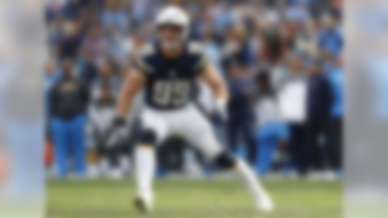 Draft position: Round 1, No. 3 overall.
I think the Defensive Rookie of the Year surprised nearly everyone by coming in and playing like he did after a holdout. Bosa racked up 10.5 sacks and 46 pressures in 12 games.