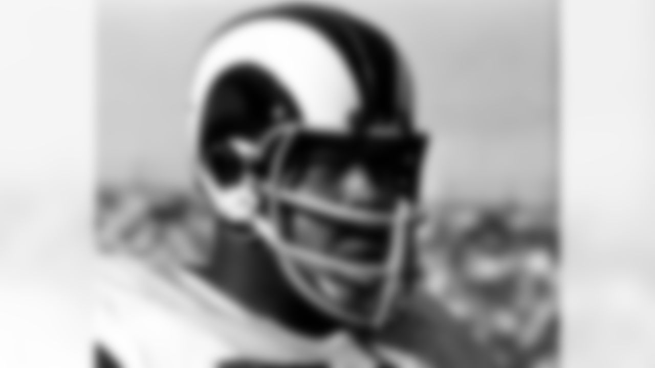 Los Angeles Rams defensive tackle Rosey Grier (76) during the Rams 27-23 loss to the Green Bay Packers on December 18, 1966 at the Los Angeles Memorial Coliseum in Los Angeles, California. (National Football League)