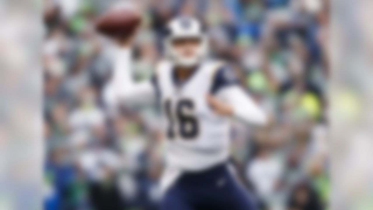 What more can you say about Goff's ascendant 2017 campaign? Throwing for 28 touchdowns against just seven interceptions was the most impressive statistical component. And yes, in case you were wondering, Carson Wentz is indeed already 25.