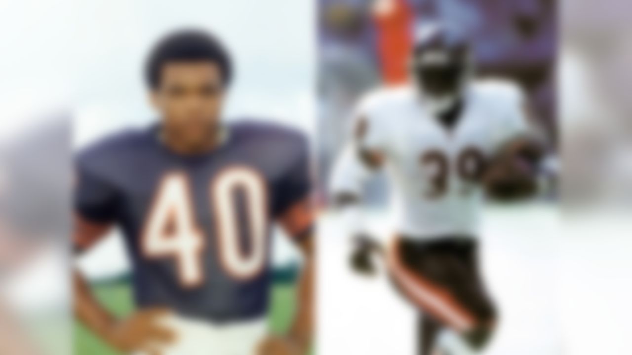 Best: Gale Sayers #40
Wearing the jersey of the electric Hall of Fame runner whose career was undone by a bum knee says you're with the Bears for better or worse, in sickness and in health. Along those lines, a No. 41 Brian Piccolo is a good choice, as is Sweetness' No. 34. Then again, if your pigskin tastes skew defensive, you've got lots of choices. From Butkus to Urlacher to any member of the 46 Defense, Chicago is full of dynamite options for the fashionable Bears fan.
Worst: Curtis Enis #39
The Bears have had more than their share of great running backs over the decades. Enis ... was not one of them. And that last name on the back of a jersey exposes you to any prankster with some ambition and a sewing needle.
» NFLShop.com: Get your custom Chicago Bears gear here