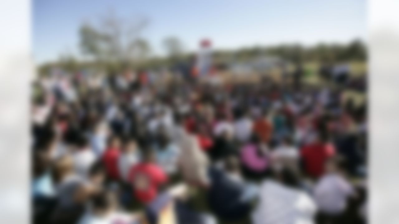 The Home Depot NFL NMVP Programs honors Houston Texans Wide Receiver Andre Johnson. (Photo by Andrew Coppley)