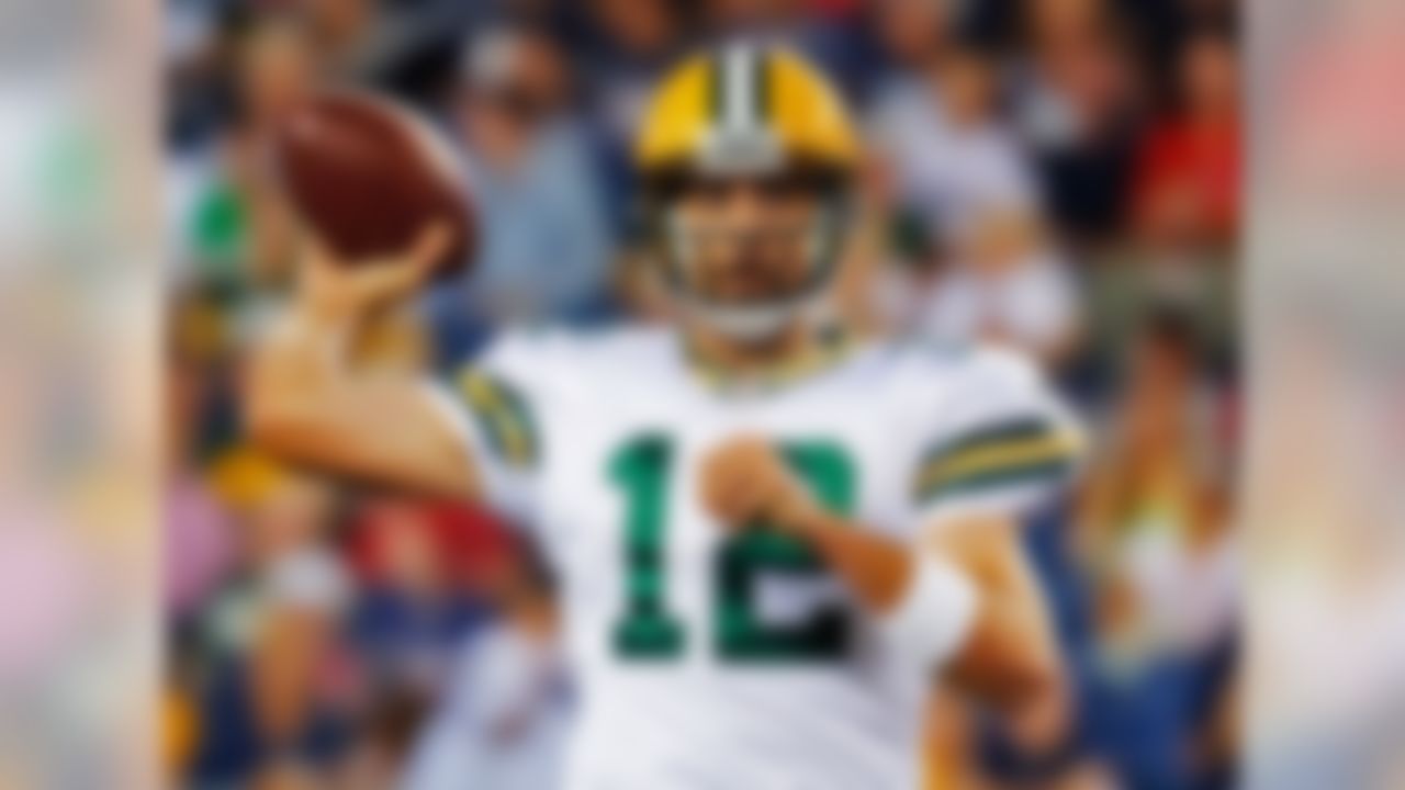 Not making the same mistake thrice. Over the last couple of years, I've selected Tom Brady and Peyton Manning in this slot. But how can you ignore a man who hasn't thrown an interception at home since 2012? Rodgers might have difficulty going back-to-back in the MVP race, but not on the All-Pro team.