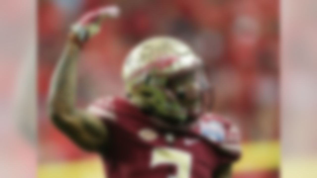 Class (size): Sophomore (6-3, 213)

A defensive back and a defensive end, in one player? The Seminoles' biggest young star on the defensive side of the ball is primarily a safety, and an outstanding one. But here's what FSU star offensive tackle Roderick Johnson had to say about James' spot role as a defensive end: "When he comes off the edge, he's coming like a missile. I'm just speechless ... He's much quicker [than defensive ends], very explosive and he can turn from speed into power just like a regular defensive end." James can also play nickelback if needed.