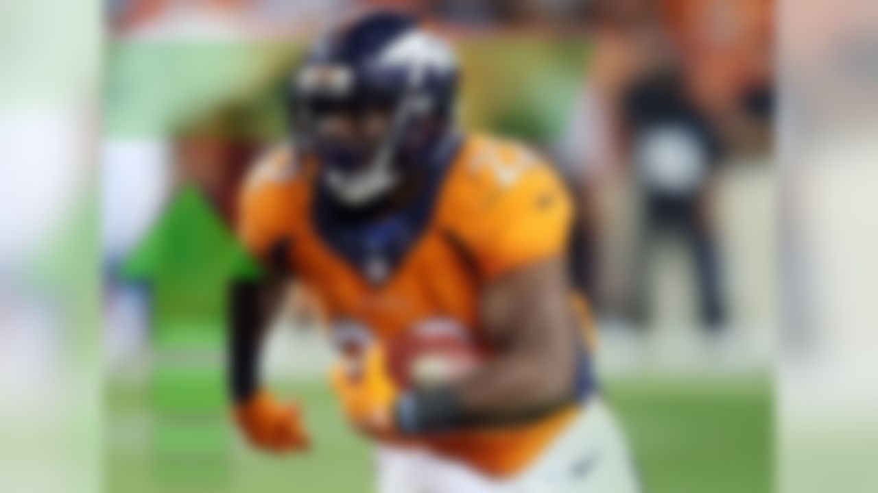 Do you believe now? I heard from plenty of C.J. Anderson skeptics during the preseason, but a 25-point performance in primetime against one of the NFL's most formidable defenses will be enough to change plenty of minds. The biggest takewaway from Thursday night was the lack of a secondary running back. We saw a little bit of Devontae Booker and Kapri Bibbs ... but this is going to be Anderson's backfield.
