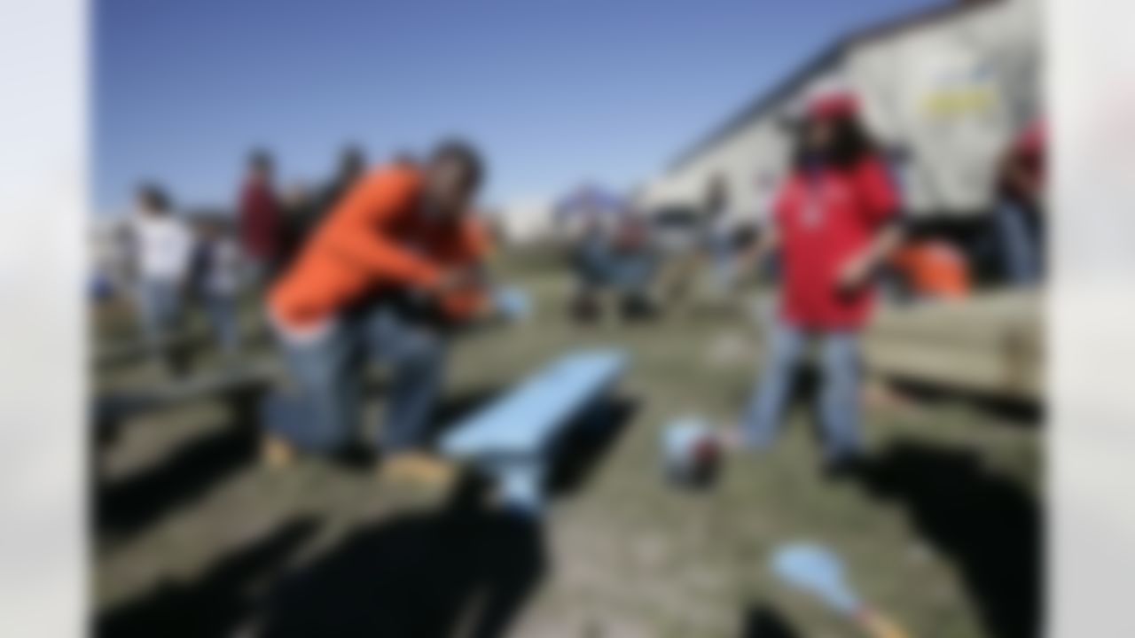 The Home Depot NFL NMVP Programs honors Houston Texans Wide Receiver Andre Johnson. (Photo by Andrew Coppley)