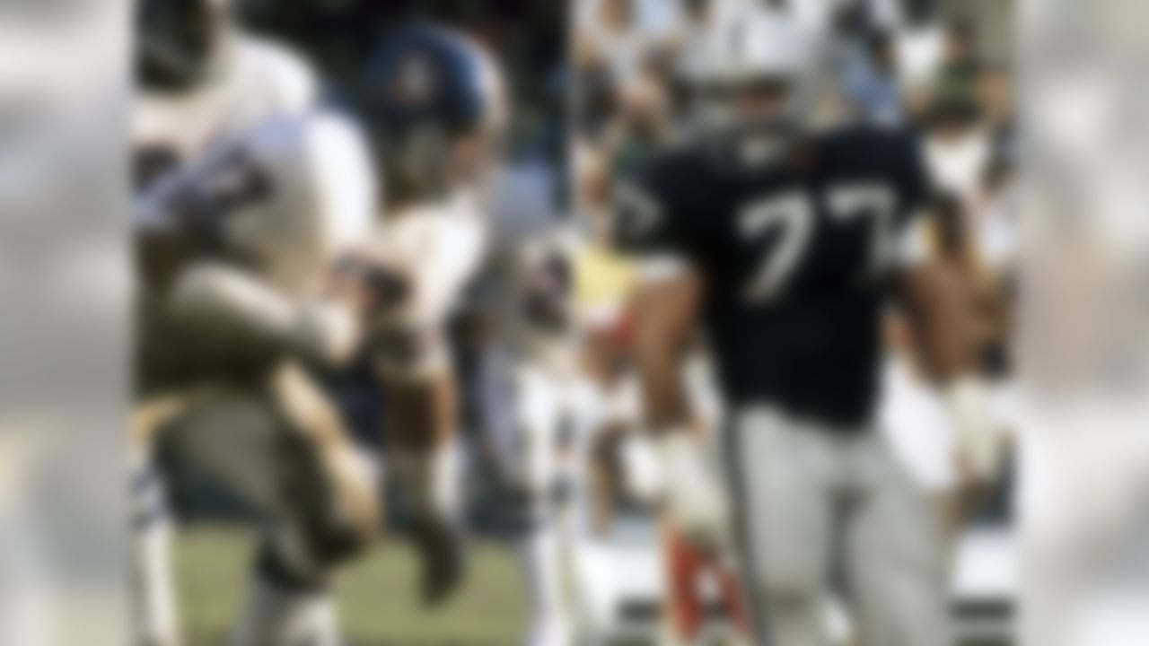 All right, Alzado was traded from the Broncos to the Browns. And then it was Cleveland who traded him to the Raiders. So, it's not like he signed with them. But just to share a story from his first week with the Raiders, Alzado had trouble keeping his helmet on during practice as it kept popping off his head. As Alzado further mused, he felt it was some force in the universe which tried to keep a Raiders helmet off his head.