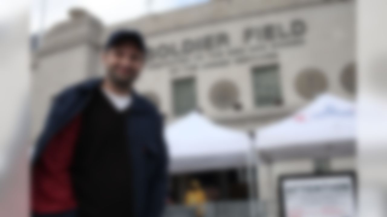 Dave Dameshek tours Soldier Field in Chicago, IL. (National Football League)