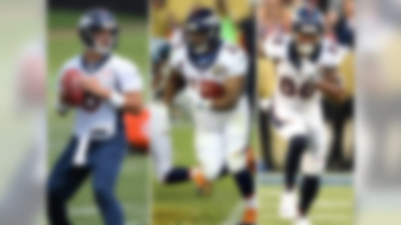 Previous rank: No. 17
It's exceedingly easy to make buttfumble jokes (which is why I do it often), but as Chris Harris Jr. discussed during a recent visit to DDFP, the Broncos' recipe for success asks for the QB to hold the spice and make vanilla contributions only. Thomas' late-2015 case of the dropsies was troubling, but it can perhaps be attributed to Peyton's wobbly offerings. He needs to be the difference maker in Denver's offense going forward. Joe Morris clone C.J. Anderson is fine, but rookie Devontae Booker will be the feature back by midseason.